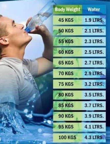 المعدل الطبيعي لشرب الماء